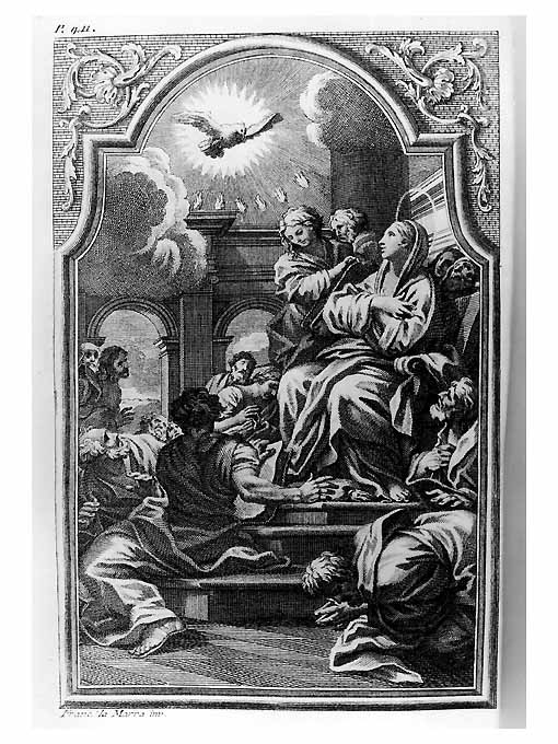 pentecoste (stampa) di Lamarra Francesco (sec. XVIII)