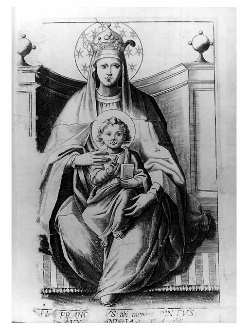 Santa Maria dei miracoli di Andria (stampa) - ambito napoletano (sec. XVII)