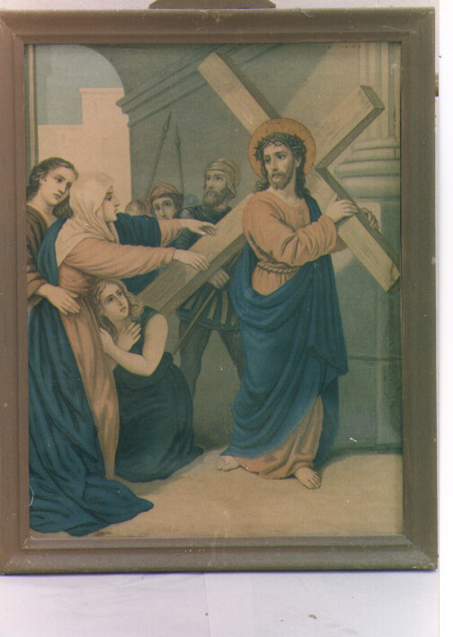 stazioni della via crucis (stampa a colori, serie) - ambito italiano (primo quarto sec. XX)