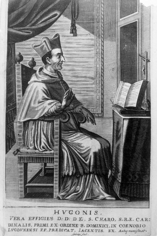 Ritratto del cardinale Ugone (stampa) di Spirinx Laurent (sec. XVII)