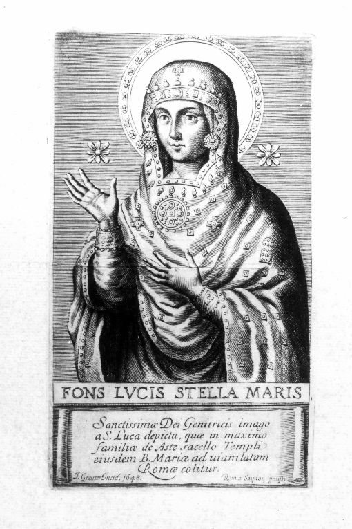 Madonna (stampa) di Greuter Johann Friederich (sec. XVII)