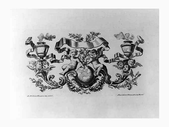 simboli della passione (stampa) di Limpach Maximilian Joseph, Juvarra Filippo (sec. XVIII)