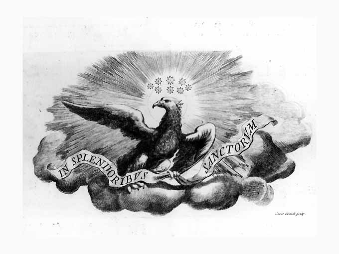 aquila con corona (stampa) di Grandi Carlo (sec. XVIII)