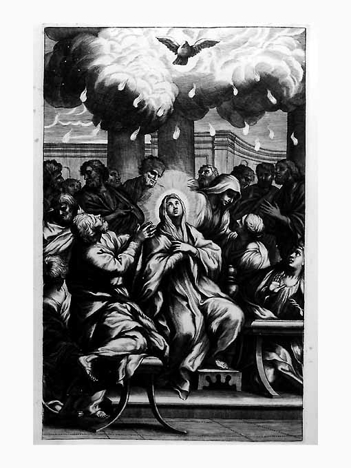 Pentecoste (stampa) - ambito romano (sec. XIX)