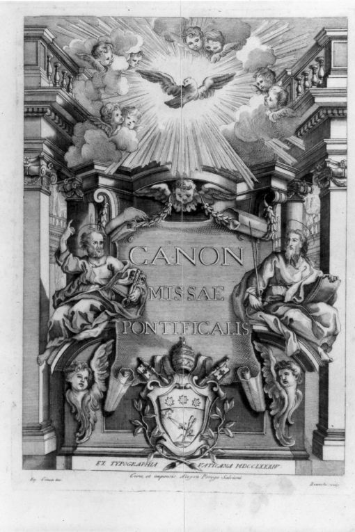 Santi Pietro e Paolo (stampa) di Bianchi (sec. XVIII)