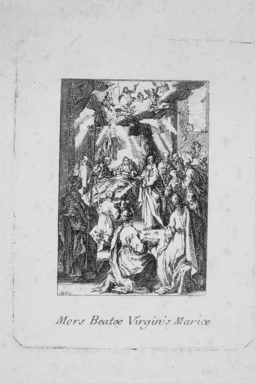 transito della Madonna (stampa) di Callot Jacques (sec. XVII)