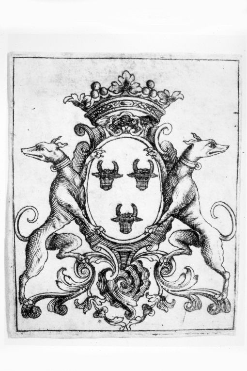 Arme gentilizia Spreti (stampa) - ambito italiano (sec. XX)