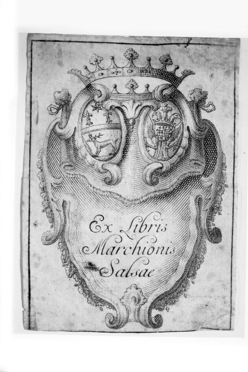 Arme gentilizia Balladoro (stampa smarginata) - ambito veneto (sec. XVII)