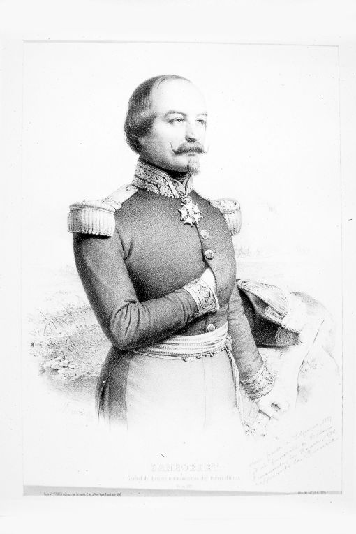 Ritratto del generale Canrobert (stampa) di Maurin Antoine (sec. XIX)