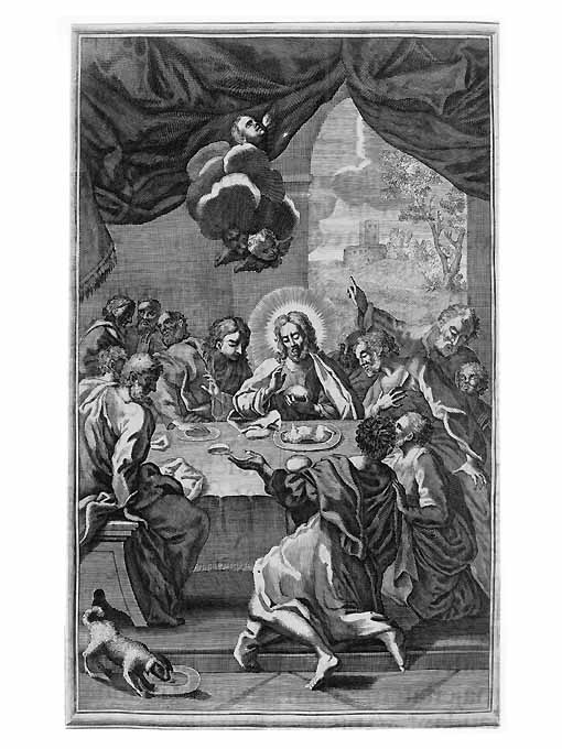 Ultima Cena (stampa) - ambito italiano (sec. XVIII)