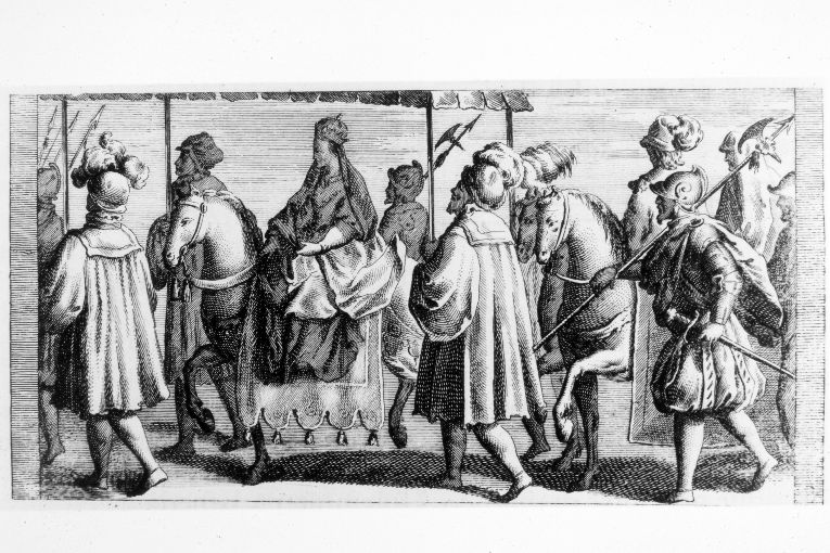 corteo imperiale (stampa) di Rossi Andrea (terzo quarto sec. XVIII)