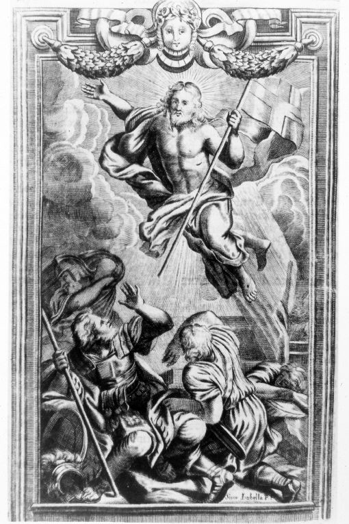 resurrezione di Cristo (stampa) di Piccini Isabella (sec. XVIII)