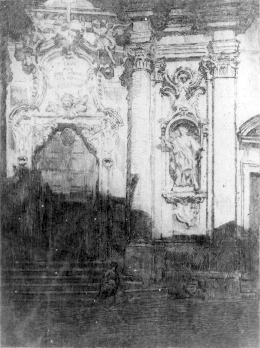 Barocco romano (stampa) di Bignozzi Tarquinio (sec. XX)