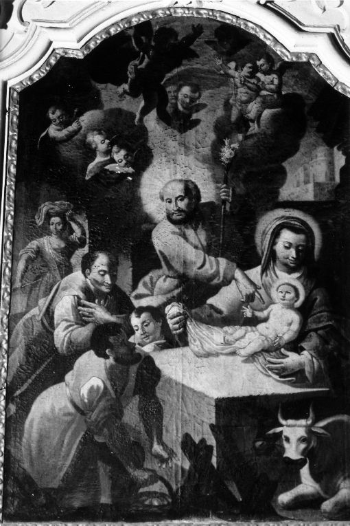 adorazione dei pastori (dipinto) - ambito Italia meridionale (sec. XVII)