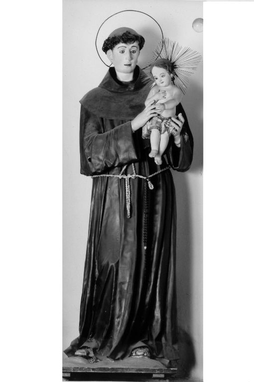 Sant'Antonio da Padova (statua) - manifattura salentina (fine/inizio secc. XIX/ XX)