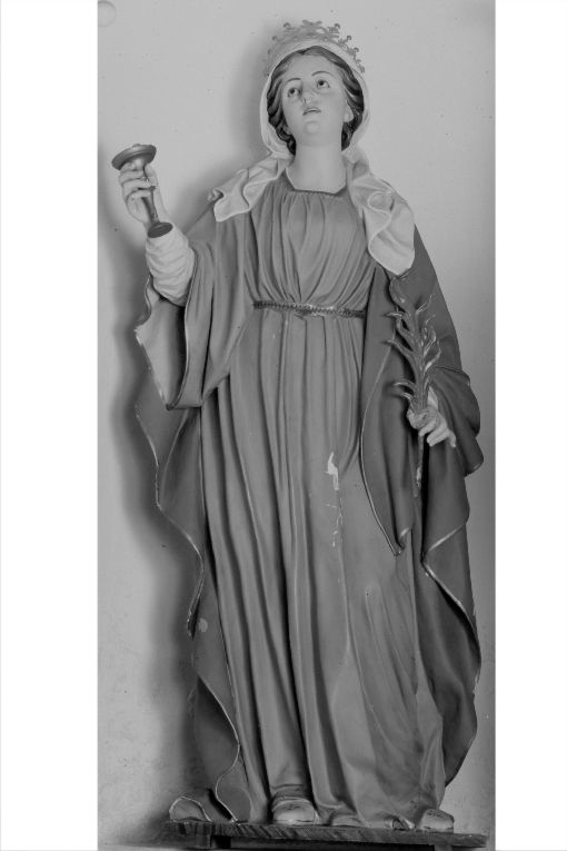 Santa Lucia (statua) - manifattura salentina (fine/inizio secc. XIX/ XX)