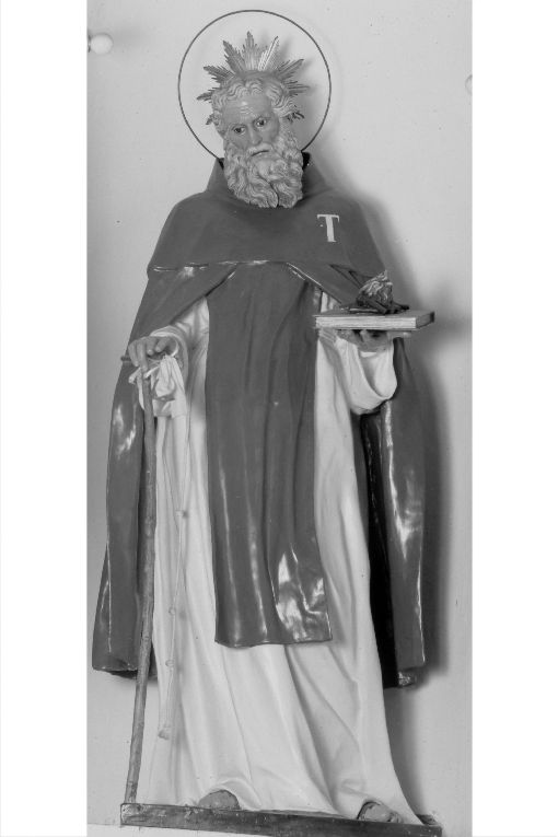Sant'Antonio Abate (statua) - manifattura salentina (sec. XIX)