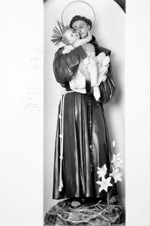 Sant'Antonio da Padova (gruppo scultoreo) - manifattura salentina (fine/inizio secc. XIX/ XX)