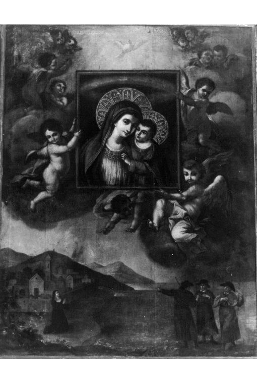 Madonna del Buon Consiglio (dipinto) di Grassi Pasquale (inizio sec. XIX)