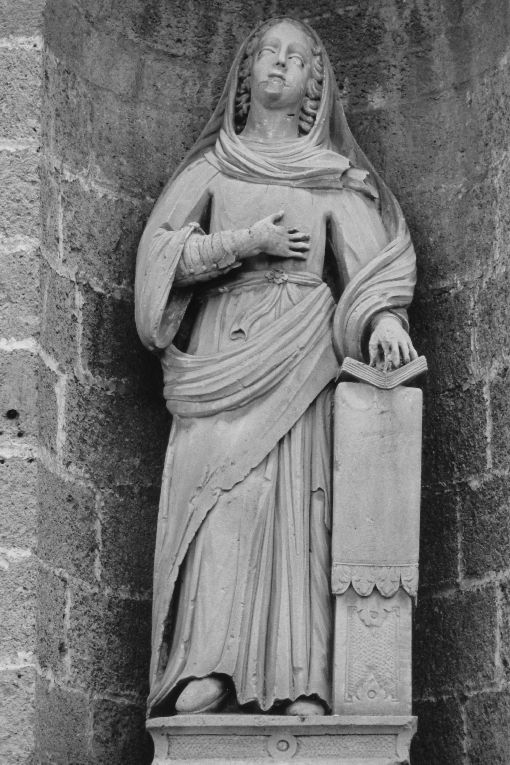 Madonna annunciata (statua) - ambito Italia meridionale (sec. XVII)