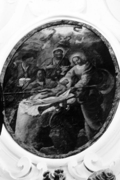 adorazione dei pastori (dipinto) - ambito Italia meridionale (seconda metà sec. XVII)