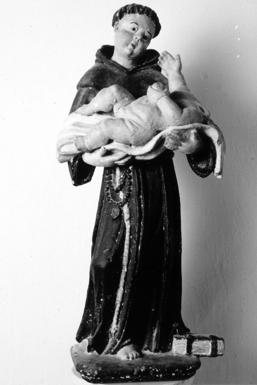 Sant'Antonio da Padova (statua) - ambito Italia meridionale (sec. XVIII)