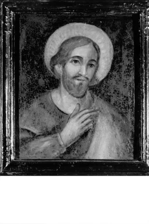 Cristo benedicente (dipinto) - ambito Italia meridionale (seconda metà sec. XVII)