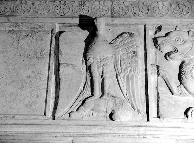Aquila (pannello) - ambito pugliese (seconda metà sec. XI)