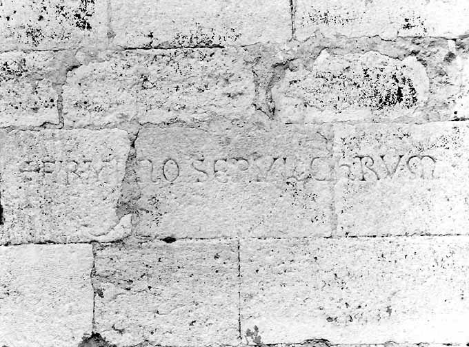 lapide - ambito pugliese (secc. XI/ XII)