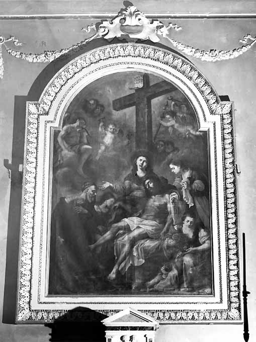 deposizione di Cristo dalla croce (dipinto) di Miglionico Andrea (sec. XVIII)