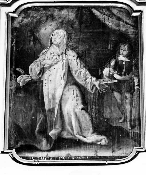 La beata Lucia Callicasta (dipinto) di Gliri Nicola (attribuito) (seconda metà sec. XVII)