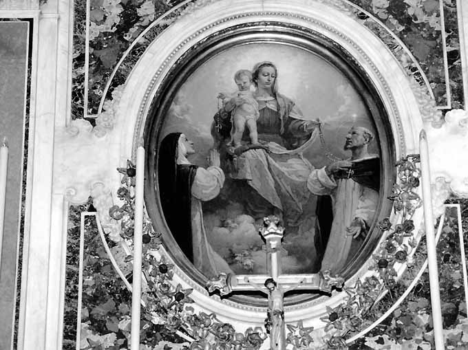 Madonna del Rosario, Madonna del Rosario (dipinto) di Lanave Antonio (sec. XX)