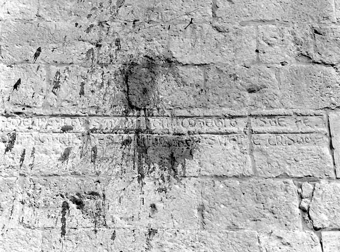 lapide - ambito pugliese (seconda metà sec. XI)