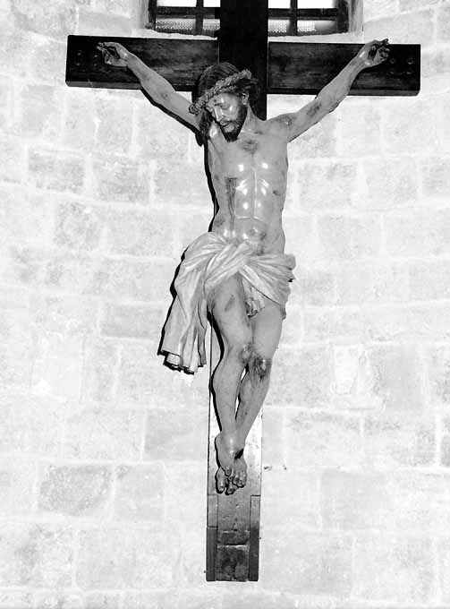 Cristo crocifisso (statua) - ambito pugliese (sec. XIX)