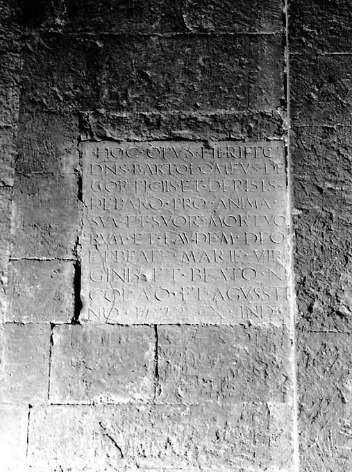 lapide - ambito pugliese (sec. XVI)