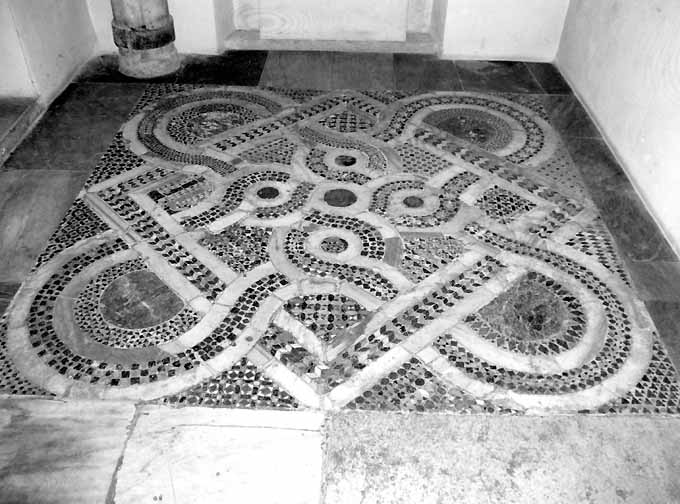 pavimento - produzione apulo-campana (prima metà sec. XII)