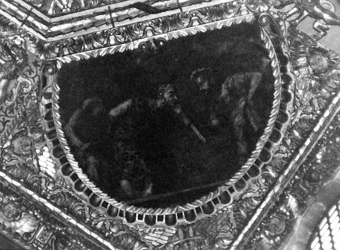 San Nicola di Bari, soldati arieni (dipinto) di Rosa Carlo (sec. XVII)