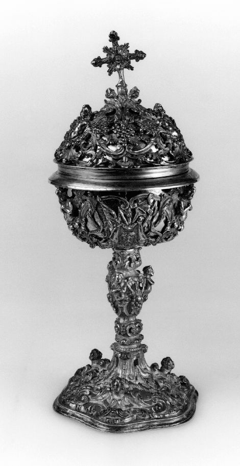 pisside - manifattura napoletana (secc. XVII/ XVIII)