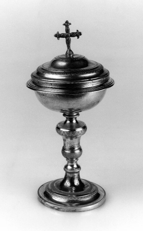 pisside - manifattura napoletana (ultimo quarto sec. XIX)