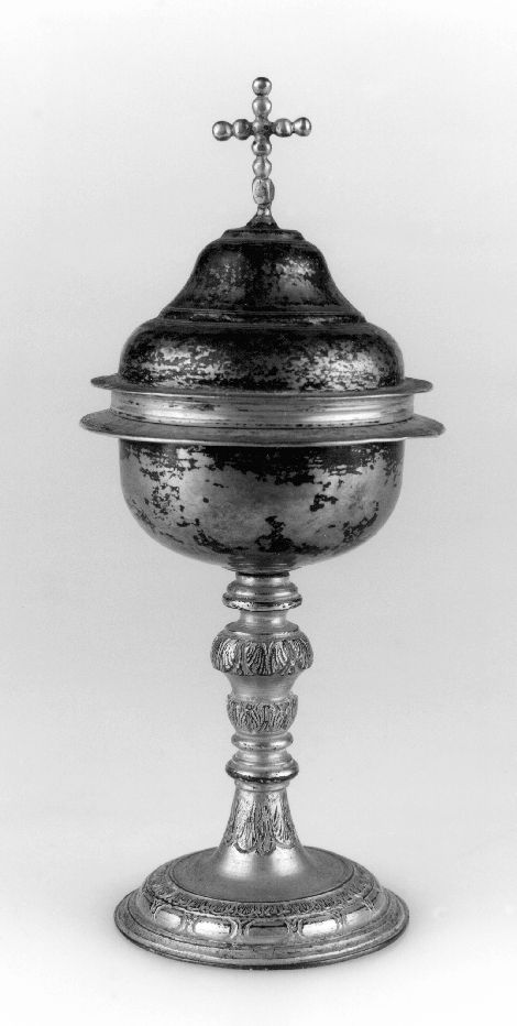 pisside - manifattura napoletana (prima metà sec. XX)