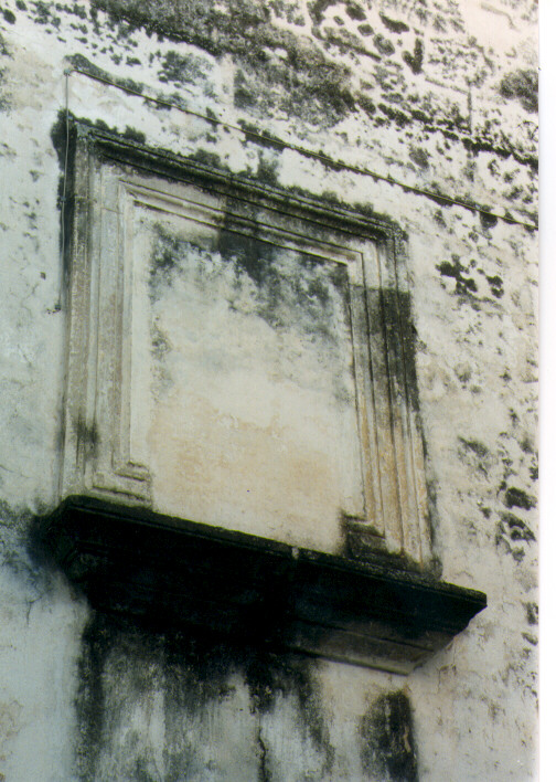 mostra di finestra - ambito salentino (sec. XVII)