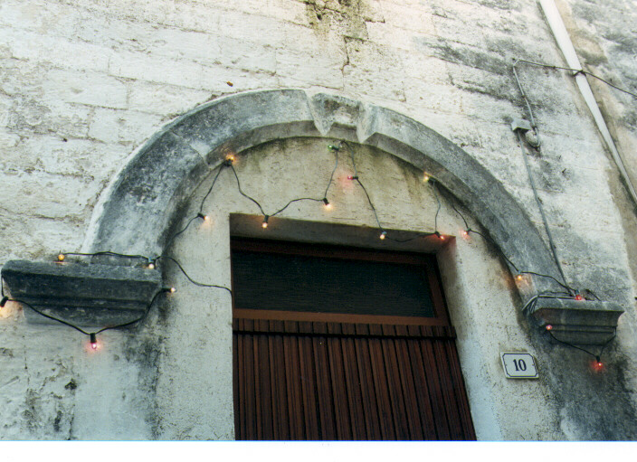 archivolto - ambito salentino (sec. XIX)