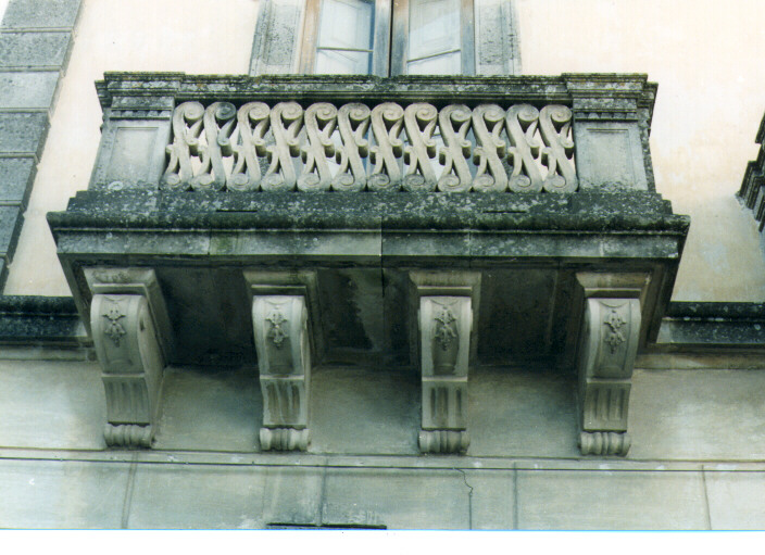 balcone, serie - ambito salentino (primo quarto sec. XIX)