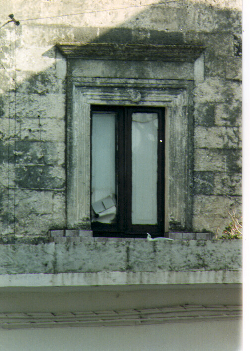 mostra di finestra - ambito salentino (sec. XVII)