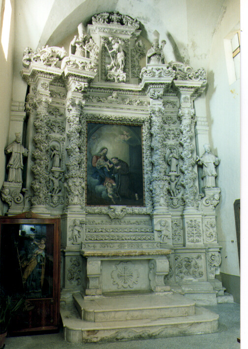 altare - ambito salentino (seconda metà sec. XVII)