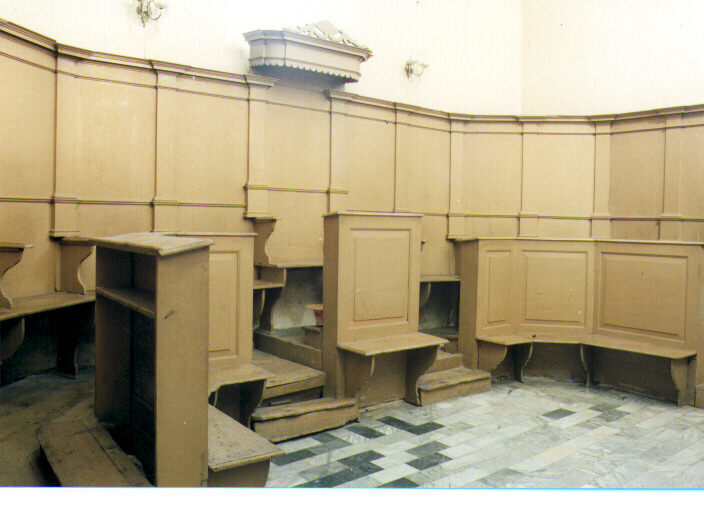 stalli del coro - ambito salentino (seconda metà sec. XIX)