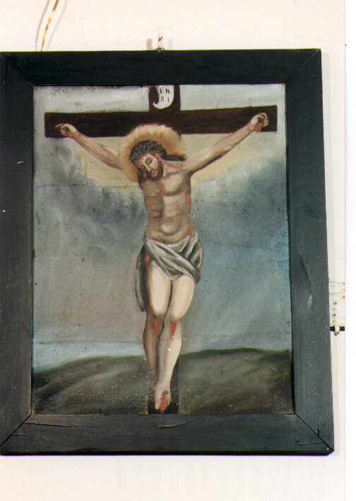 Cristo crocifisso (dipinto) - ambito Italia meridionale (fine/inizio secc. XIX/ XX)