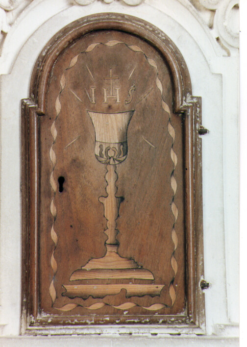 sportello di tabernacolo - ambito salentino (fine/inizio secc. XIX/ XX)