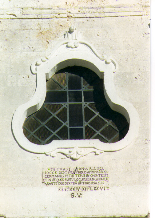 mostra di finestra - ambito salentino (sec. XVIII)