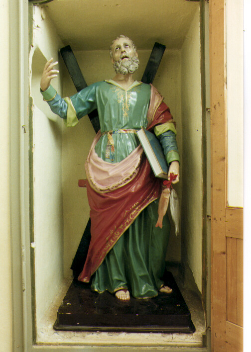 Sant'Andrea (statua) - ambito Italia meridionale (metà sec. XIX)
